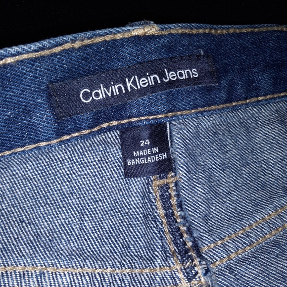 Calvin Klein Jeans Denim Woman Shorts Size 4 - Picture 4 of 7
